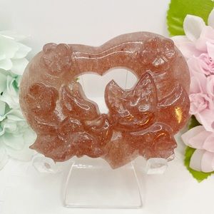 Nature Strawberry Crystal Fox